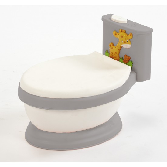Orinal Musical WC Jirafa Gris|Originalbaby Orinal Musical WC Jirafa Gris