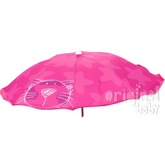 Sombrilla bebé Gatito Fucsia|Originalbaby Sombrilla bebé Gatito Fucsia