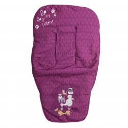 Seat cover Dogs Rosa