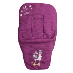 Colchoneta silla paseo Dogs Rosa