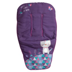 Colchoneta silla paseo Kitty Morado