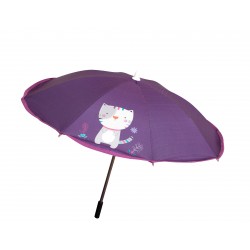Purple Kitty umbrella chair