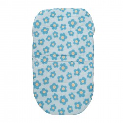 Big Blue Flower Chair Cover