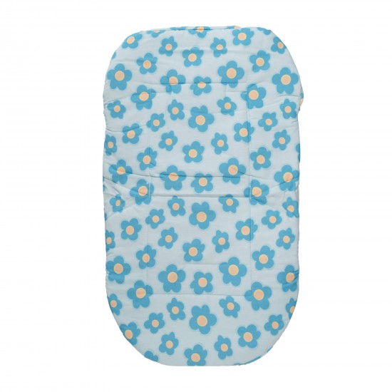 Funda de Silla Flor Grande Azul