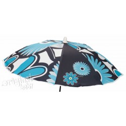 Flowers turquoise umbrella chair