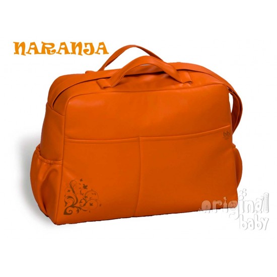 Bolso Maternal Polipiel color naranja