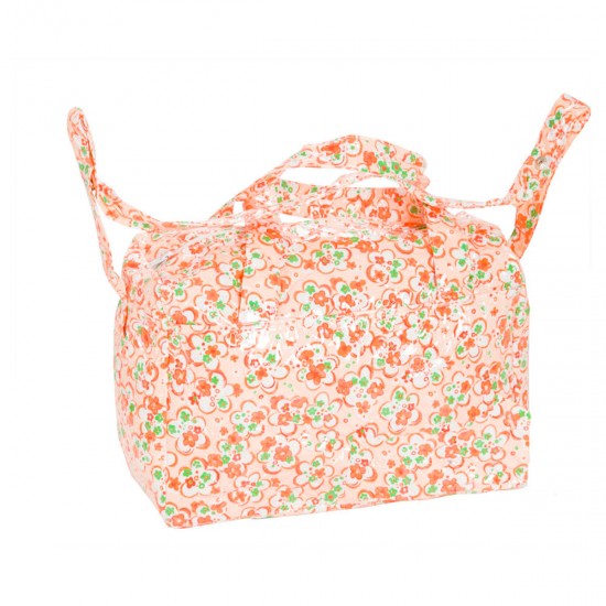 Bolso Plastificado Flor naranja|Originalbaby Bolso Plastificado Flor naranja