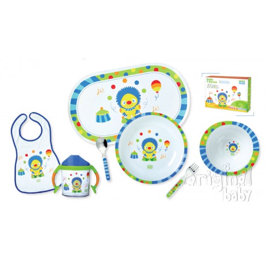 Nueva Vajilla 7 piezas Baby circus|Originalbaby Nueva Vajilla 7 piezas Baby circus