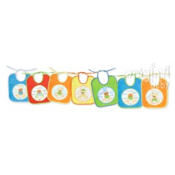 Set new bibs 7 days (colored background)