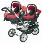 Twin baby strollers