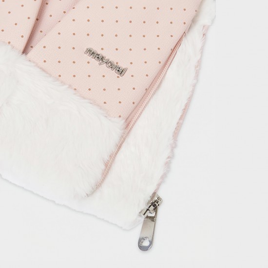 Pink Polka Dot Mittens
