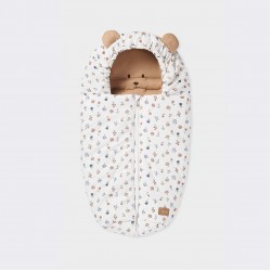 Cream Flower Carrycot Bag