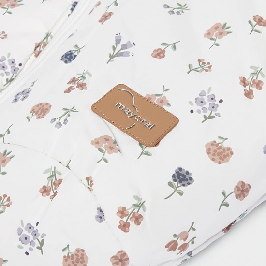 Cream Flower Carrycot Bag