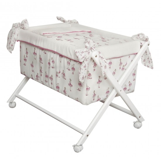 Minicuna madera tijera Bailarina|Originalbaby Minicuna madera tijera Bailarina