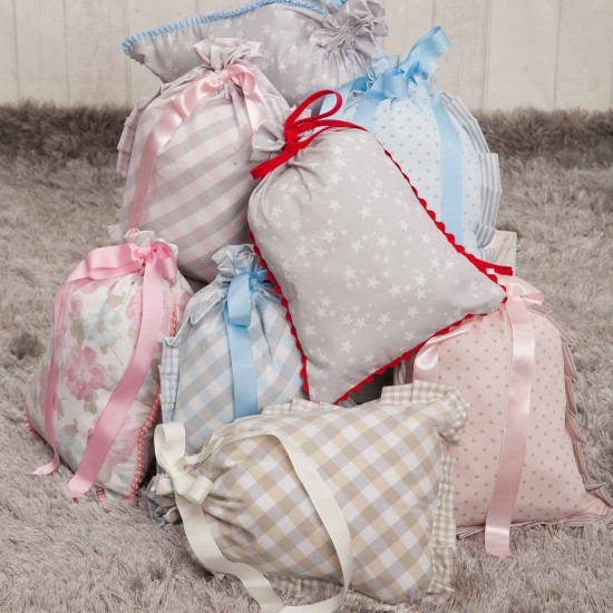 Bolsa Merienda Cuadros rosa