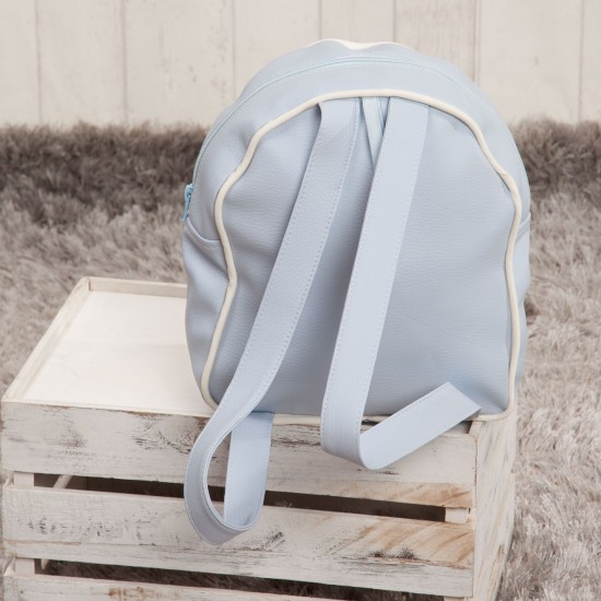 Mochila Guarderia poli piel celeste|Originalbaby Mochila Guarderia poli piel celeste