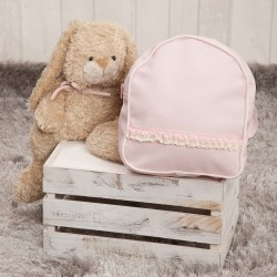 Nursery backpack poly pink skin