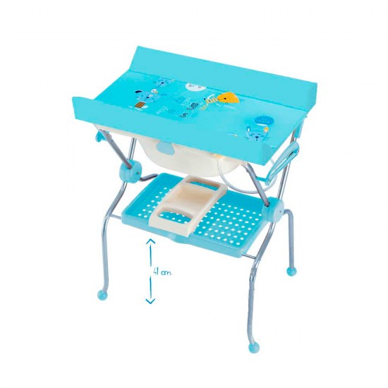 Bañera Plegable bidé, modelo gato azul|Originalbaby Bañera Plegable bidé, modelo gato azul