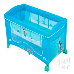 Mickey Mouse travel cot with elevator