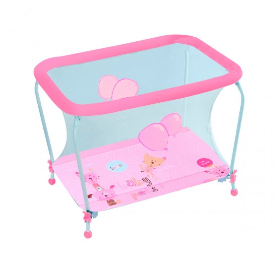 Parque americano curvo modelo gato rosa|Originalbaby Parque americano curvo modelo gato rosa