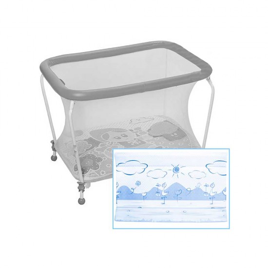Parque rectangular Gigüeña azul|Originalbaby Parque rectangular Gigüeña azul