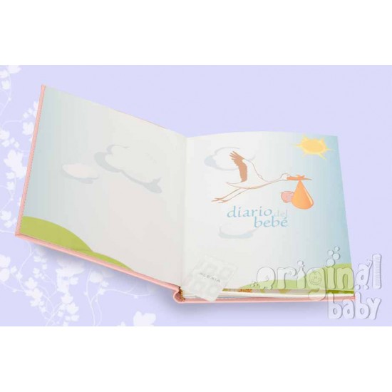 Diario del bebé caballito rosa|Originalbaby Diario del bebé caballito rosa