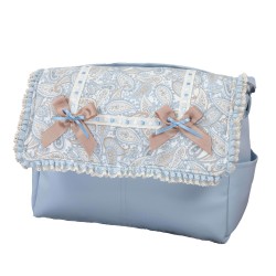 Bolso de bebé polipiel Caramelo azul