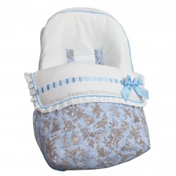 Sack Baby Carrier Blue Toile rides (including top)