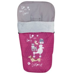 Saco para la silla de paseo Dogs Rosa