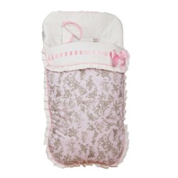 Footmuff Paseos de Toile Rosa