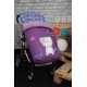 Saco para la silla de paseo Kitty Morado