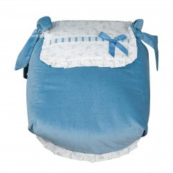 Autumn Blue Bedspread Carrycot