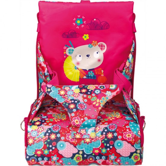 Trona portátil Kimono rosa de Tuc-Tuc|Originalbaby Trona portátil Kimono rosa de Tuc-Tuc