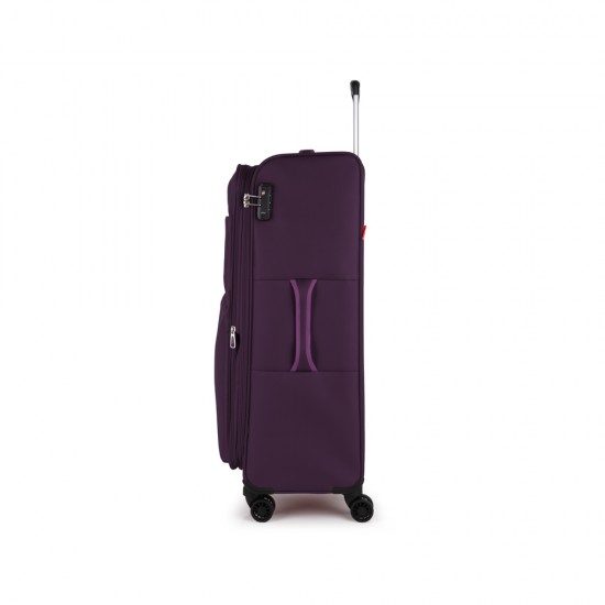 Suitcase L Purple Cloud