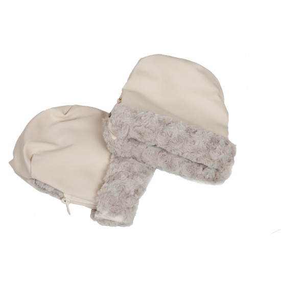 Manoplas Paseo Polipiel Beige Manoplas Paseo Polipiel Beige